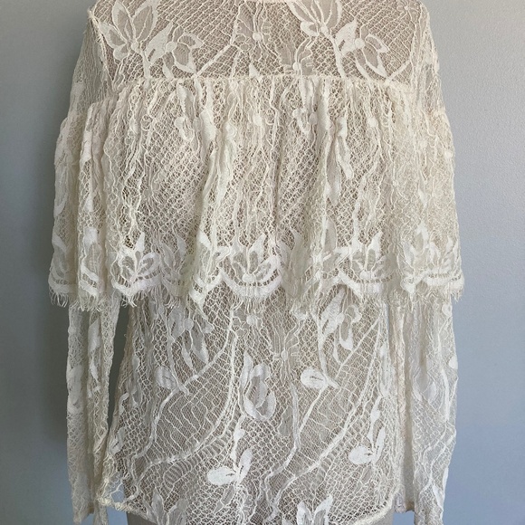 Vintage Inspired Lace Blouse - Picture 5 of 9